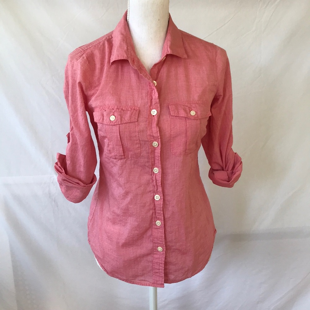 J. Crew “The Perfect Shirt” Blouse